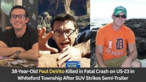 Paul M. DeVito death, obituary, Whiteford Township, Michigan — A tragic highway crash claims the life of a 38-year-old Florida man.